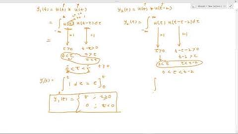 11. Convolution integral - Unit step with rectangular using properties