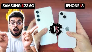 Samsung S23 5g Vs iPhone 13 - Best Camera Flagship Under 40000 Rs