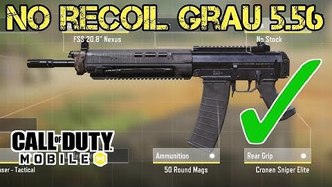 Best no recoil Grau 5.56 Gunsmith & Gameplay in COD Mobile | Call of Duty Mobile