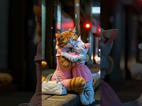 المياو رمت بنتها في الزبالة لكن النهاية كانت مفاجأة قطط ذكاء اصطناعي   