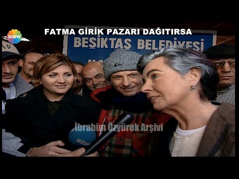 Fatma Girik ve Sibel Can'ın Bize Ne Oldu dizisindeki pazar dağıtma sahnesinin kamera arkası (1999)