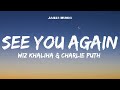 Wiz Khalifa - See You Again ft. Charlie Puth (Lyrics)