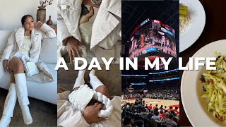 a day in my life: grwm, date night, hawks game, fall jacket haul, outfit pics, and more  :)