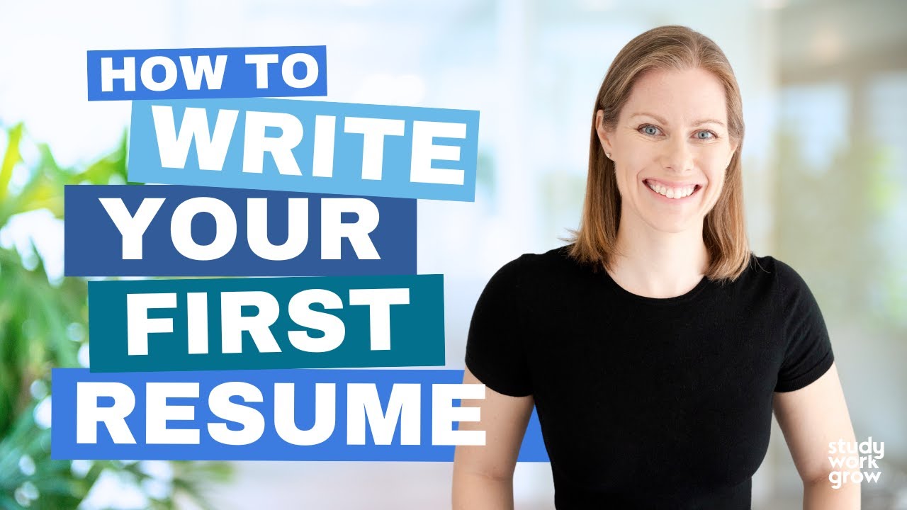 How to write a resume - YouTube
