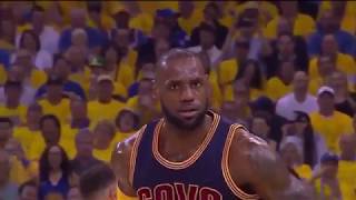 LeBron Throws Down Huge Dunk on Javale McGee- Cavs vs. Warriors Game 1