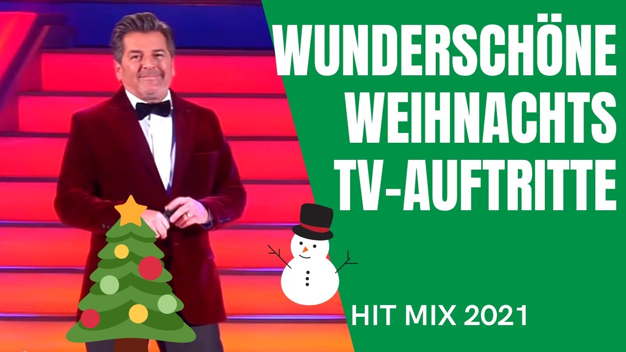 Wunderschöne Weihnachts TV-Auftritte 2021 🎅 Schlager für Alle