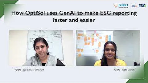 Learn how gen AI is transforming ESG tracking and reporting