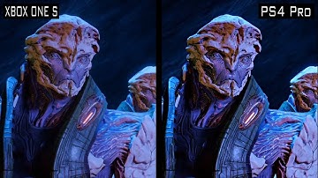 Mass Effect Andromeda PS4 Pro vs Xbox One s Graphics Comparison