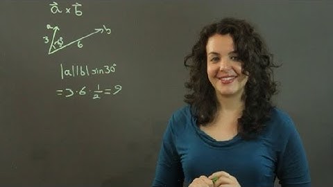 Vector Cross Product Sample Problems : Trigonometry, Statistics & More