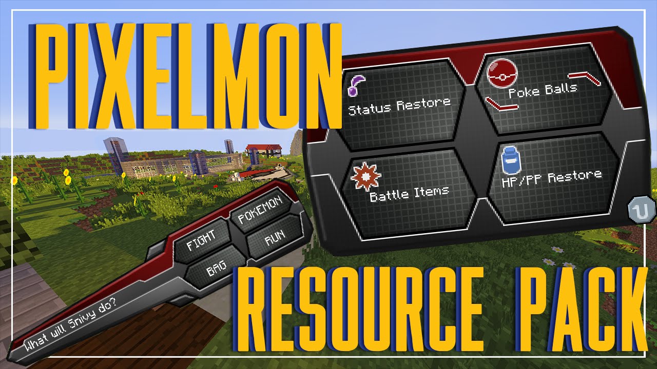 Pixelmon Texture Resource Pack Minecraft 1 7 10 Youtube