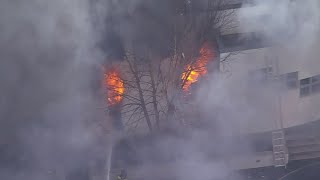 Web Extra: Chopper 2 Over Scene Of Colts Neck Fire