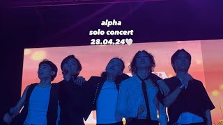 : ALPHA solo concert|28.04.24| love&peace vlog