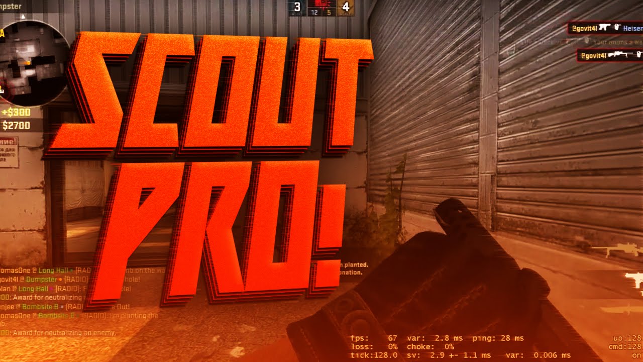 INSANE SCOUT SKILLS! - CSGO
