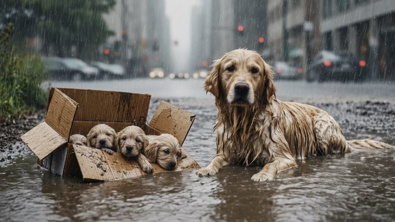 Kind Man Rescues Abandoned Mother Dog and Puppies ️ | A Heart-Touching ...