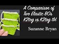 A Comparison of Two Elastic Bind Offs - K2tog and K2tog tbl.