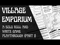 Village emporium  a solo roll and write game  playthrough part 1