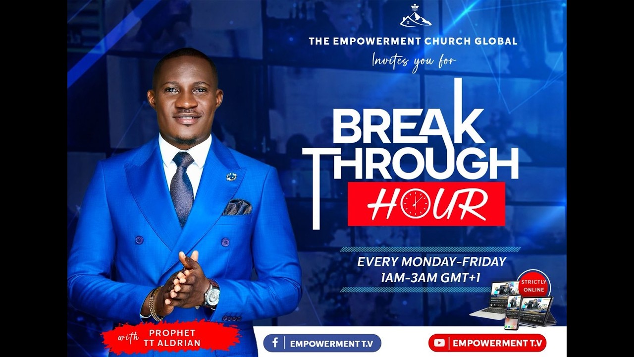 WELCOME TO OUR BREAK THROUGH PROPHETIC HOUR