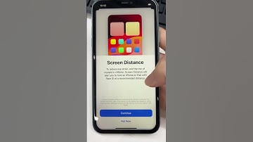 To Protect your Eyes, Open Screen Distance on iOS 17 #shorts
