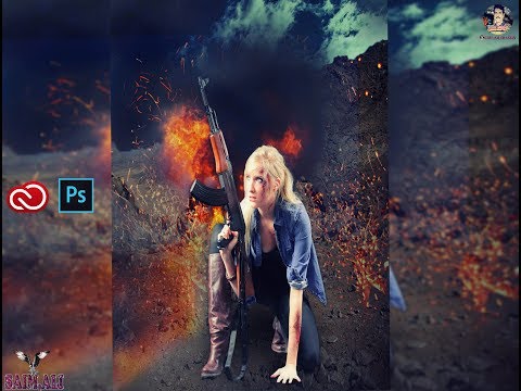 Create a Dark Tone Poster Manipulation Effect Photoshop Tutorial��