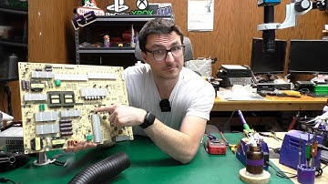 Sharp TV No Power Repair LC-90LE745U Power supply RUNTKA985WJQZ