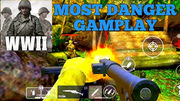 Top 10 Game World War 2 Battle Combat Gameplay || New Android Game 👍Max Graphics Settings 120Fps||