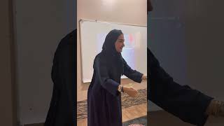 دورة بناء الفريق بالتعاون مع طالبات الصف السادس مدارس هدى الشمال @Dr_rania rajab