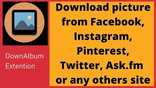 How to use downAlbum! Social media photo downloader software!! screenshot 4