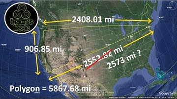 Spherical Triangles | Google Earth | Flat Earth Nonsense Debunk | Brian