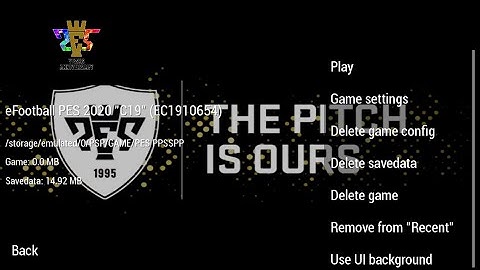 How To Play PES PPSSPP In English Language (Save-Config)