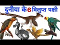 दुनिया के कुछ विलुप्त पक्षी | 6 Extinct Birds of the World in Hindi