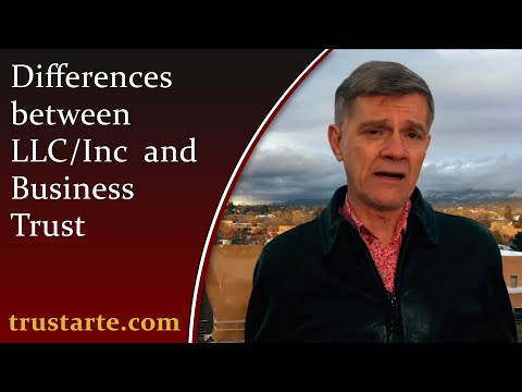Vídeo: Qual é a diferença entre uma LLC e um trust?