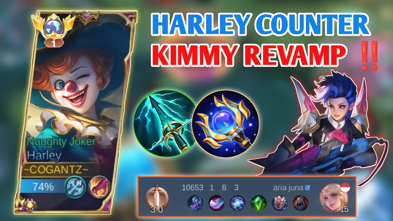 HARLEY COUNTER KIMMY REVAMP 🔥 - Mobile legends