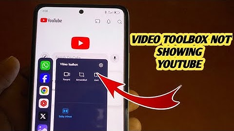 Fix Video Tool Box Not showing In YouTube Redmi Note 14 