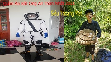 Quần Áo Bảo Hộ Bắt Ong Rừng Gấu Trúc Trắng Siêu An Toàn Bắt Các Loại Ong 2021