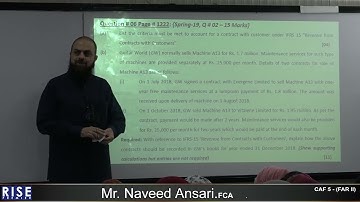 CAF 5   Sir Naveed Ansari   Lecture 100