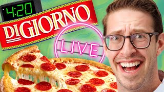 🔴Eat With Keith LIVE | A 4\/20 Frozen Pizza Experience