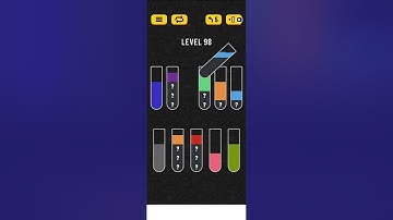 Water sort puzzle level 98