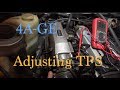 Toyota 4AGE : How to adjust the TPS / Throttle Position Sensor (AE86)