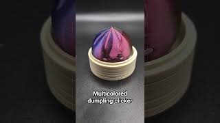 multicolored dumpling clicker #3dprint #dumpling #fidget #viral