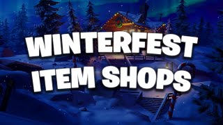 Leaked Winterfest Item Shops (Jujutsu Kaisen, John Wick, Attack on Titan)