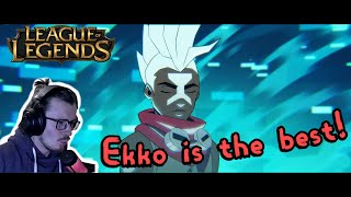 League of Legends, SPACE AND TIME | CONVERGENCE: Reaction! Ekko is such a great character!