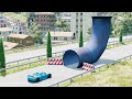Mobil vs pipes  beamng drive