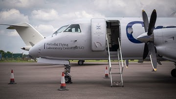 Cranfield University welcomes new National Flying Laboratory Centre aircraft, Saab 340B.