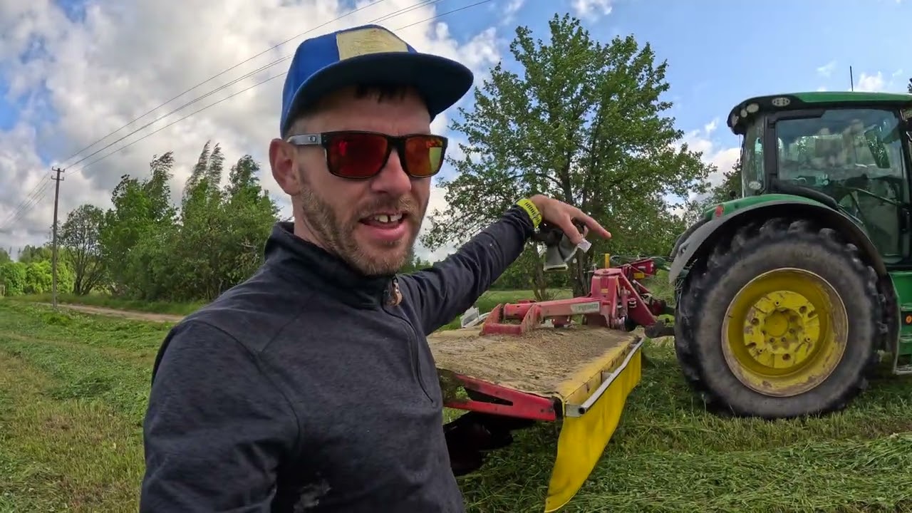 2025 summer #12 Parsivežiau vasarą tad pradedam šieną pjaut