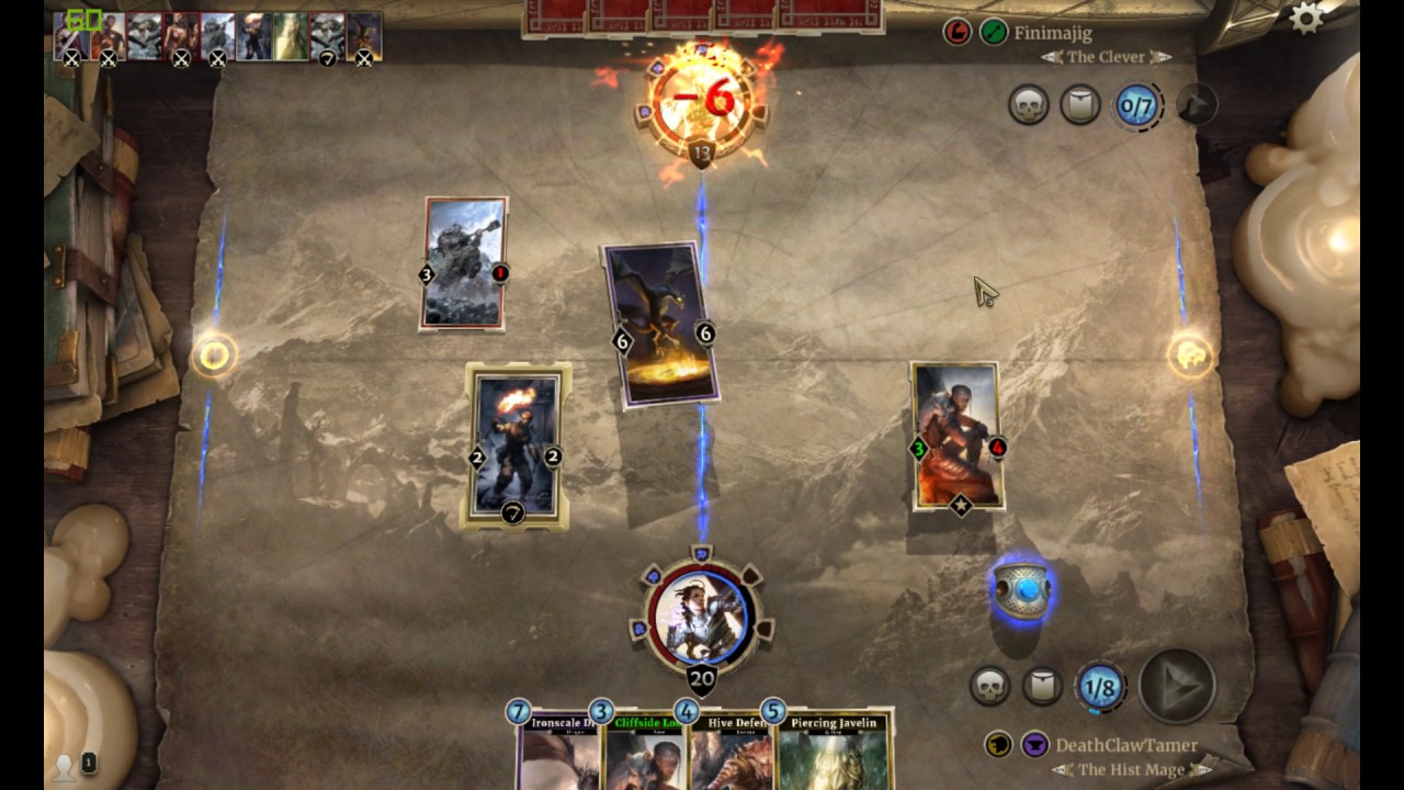 The Elder Scrolls Legends Alduin vs Paarthurnax Game
