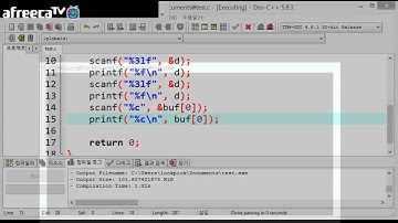 [스무디] C언어 83. scanf 서식문자 자세히