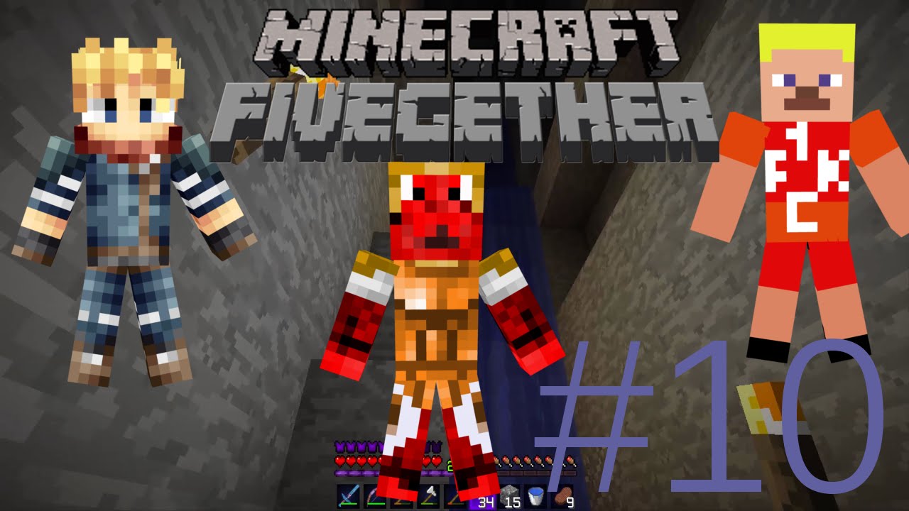 Minecraft Fivegether #10 Farming like a Boss - YouTube