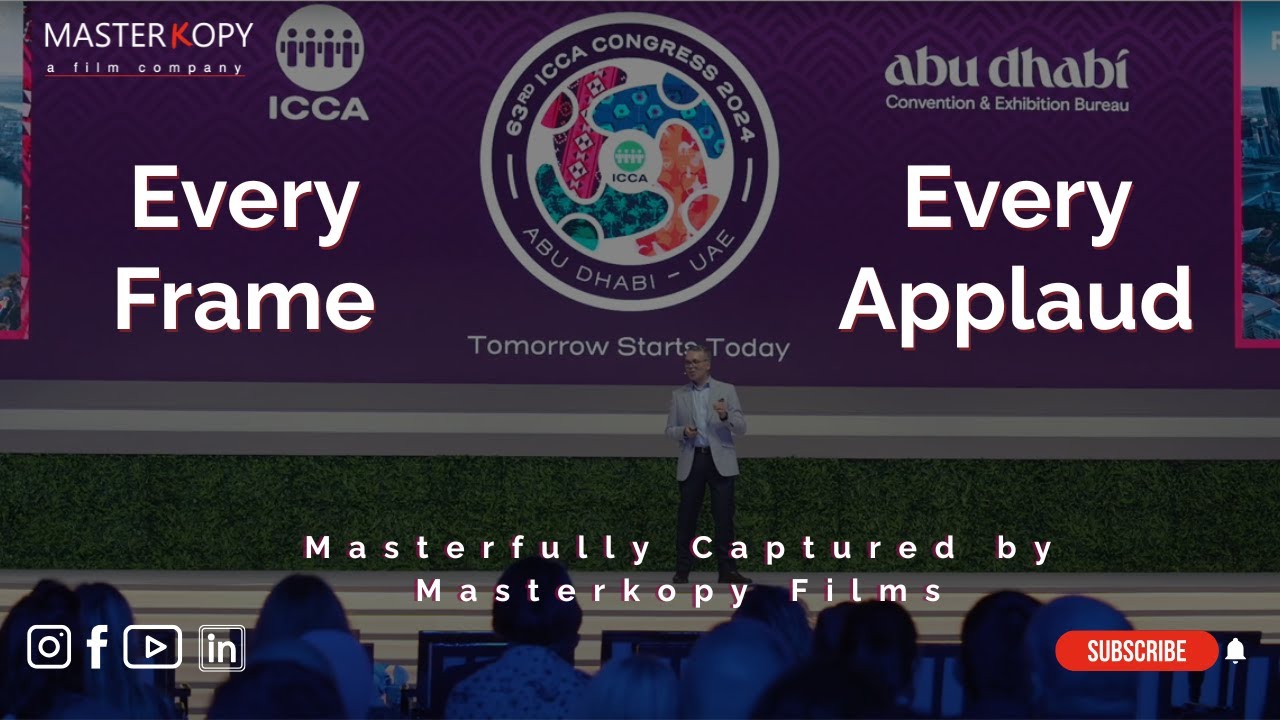 ICCA Congress 2024 Highlights | Masterkopy Films | Shaping the Future of the Meetings Industry 🌍✨