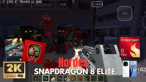 Minecraft: The Horde on PojavLauncher | Snapdragon 8 Elite | iQOO 13 Test