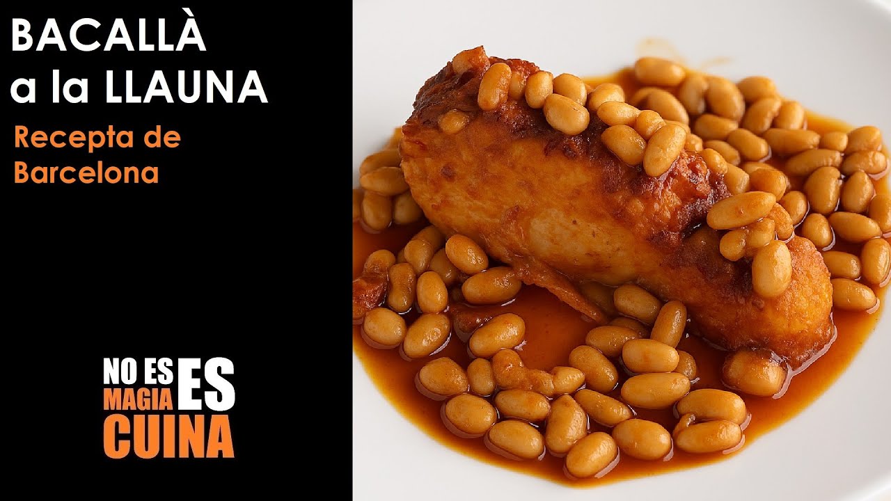 BACALLÀ a la LLAUNA   Recepta tradicional de Barcelona